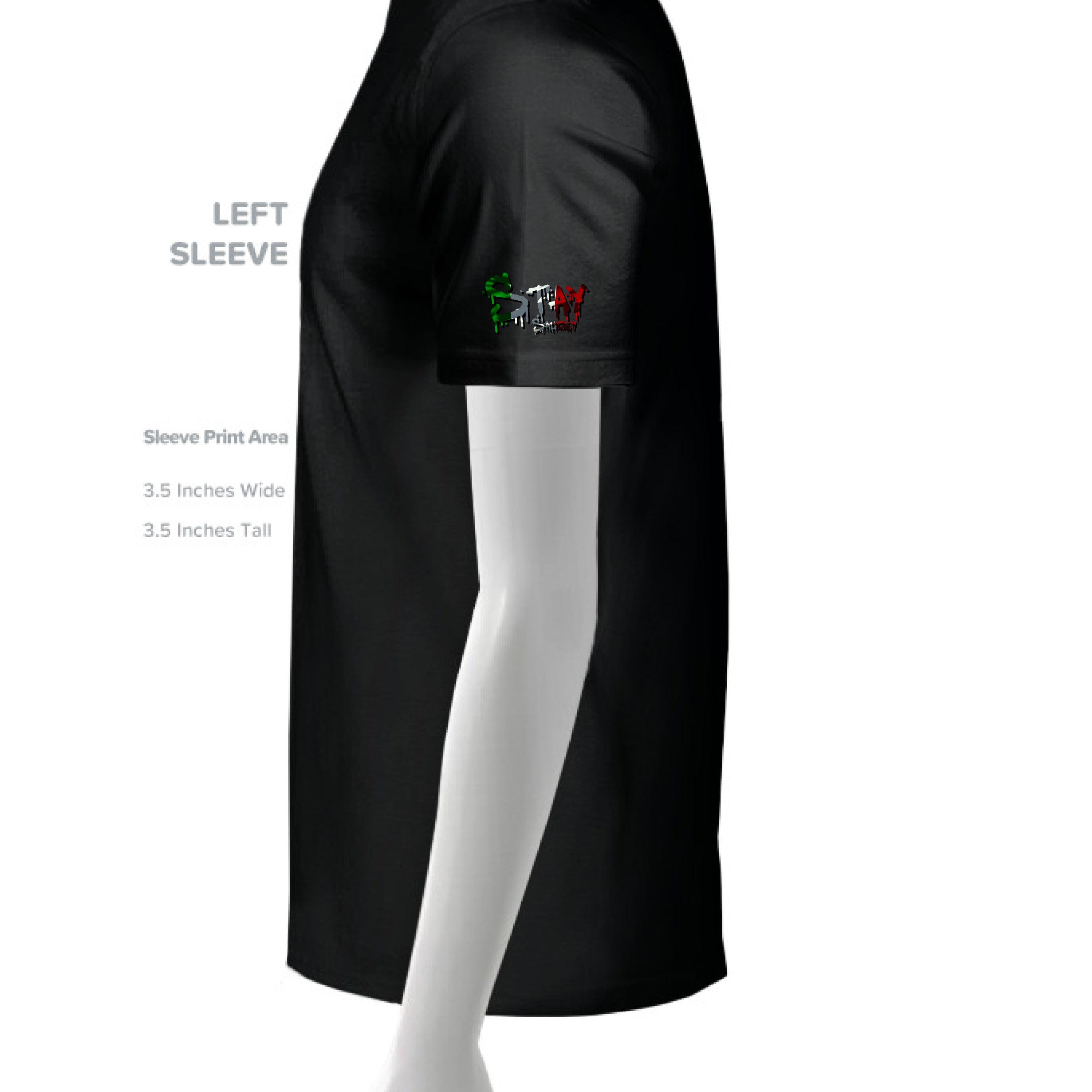 Solid Black Blend - SLEEVE_LEFT